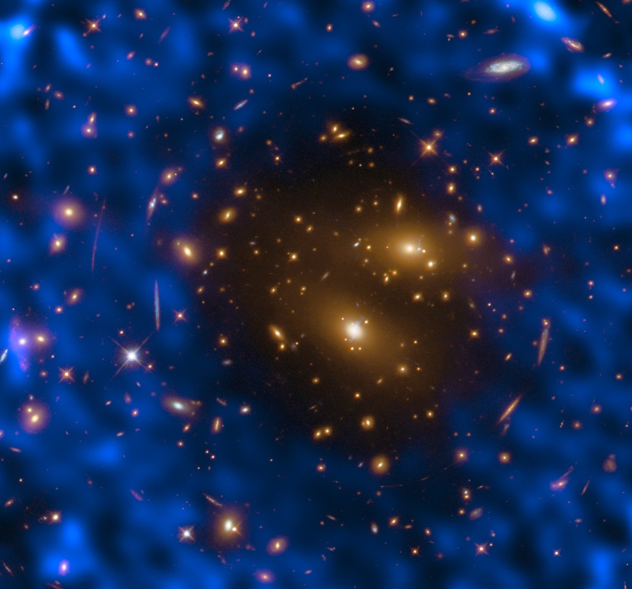 galaxy cluster  RX J1347.5–1145, imaged in SZ by ALMA